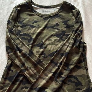 No Boundaries Camouflage Long Sleeve Tee